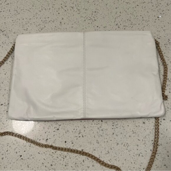 VINTAGE 90s Leather Colorblock Crossbody Bag or Clutch wTWO Detachable Straps - Picture 8 of 10